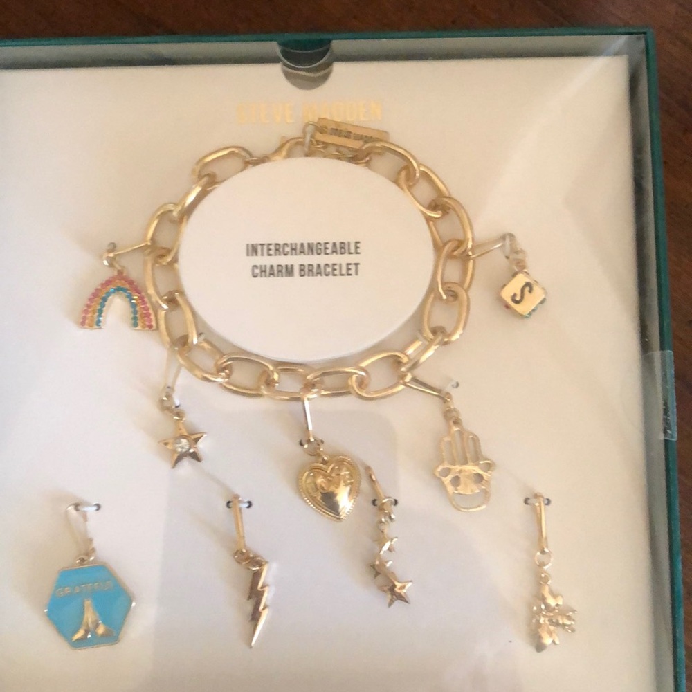 SALE! STEVE MADDEN interchangeable charm bracelet!